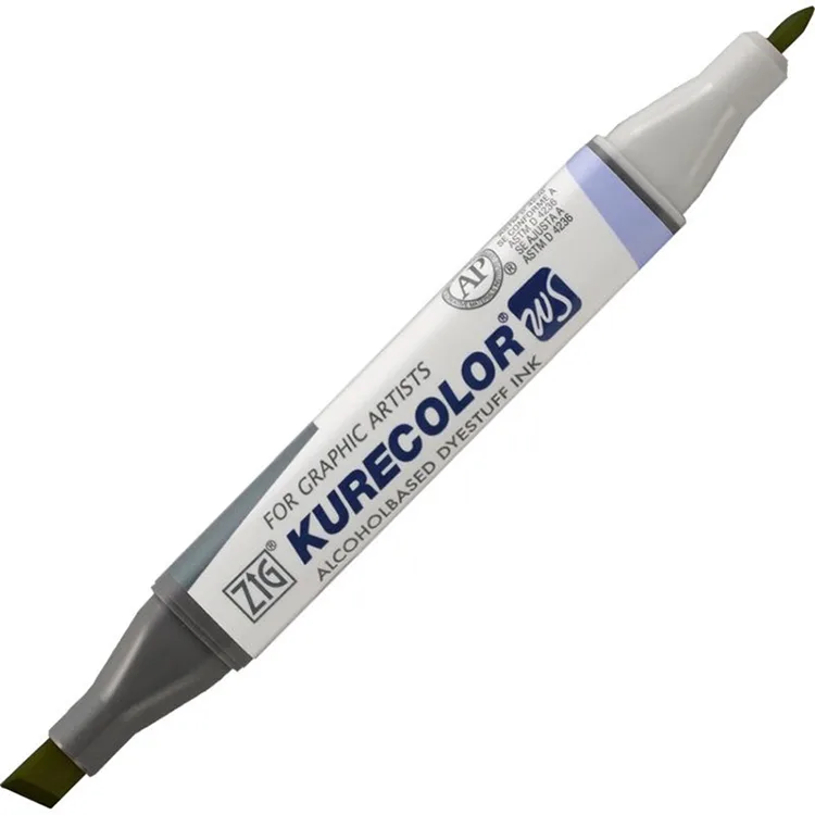 ZIG KURECOLOR KC-3000 545 (544) TWIN S MARKER KALEM OLIVE GREEN