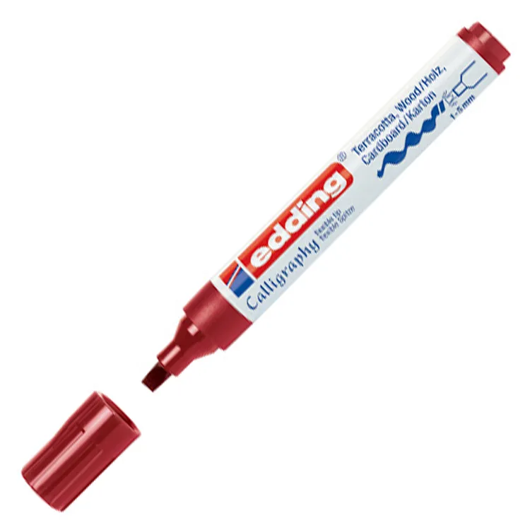 EDDING ED145546 KALİGRAFİ KALEMİ BORDO