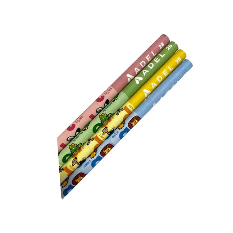 ADEL KURŞUN KALEM PASTEL HARFLER 2B TEKLİ - 2061000027