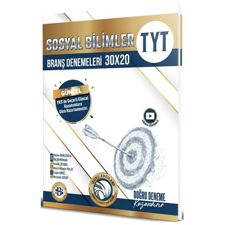 BİLGİ SARMAL TYT SOSYAL BİLİMLER BRANŞ DENEMELERİ 30X20