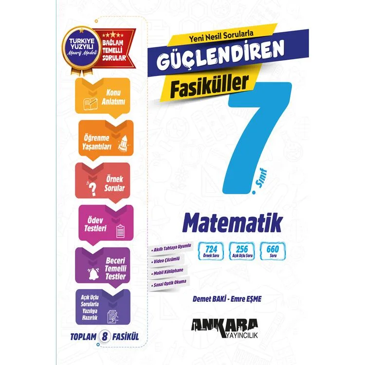 ANKARA 7. SINIF GÜÇLENDİREN MATEMATİK FASİKÜLLER