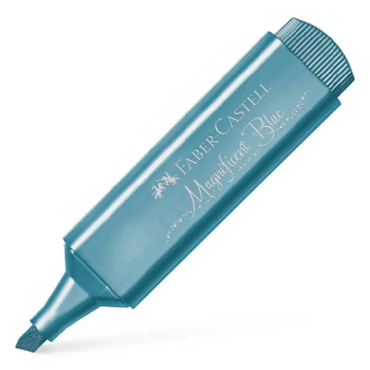 FABER CASTELL FOSFORLU KALEM METALİK BLUE 1546