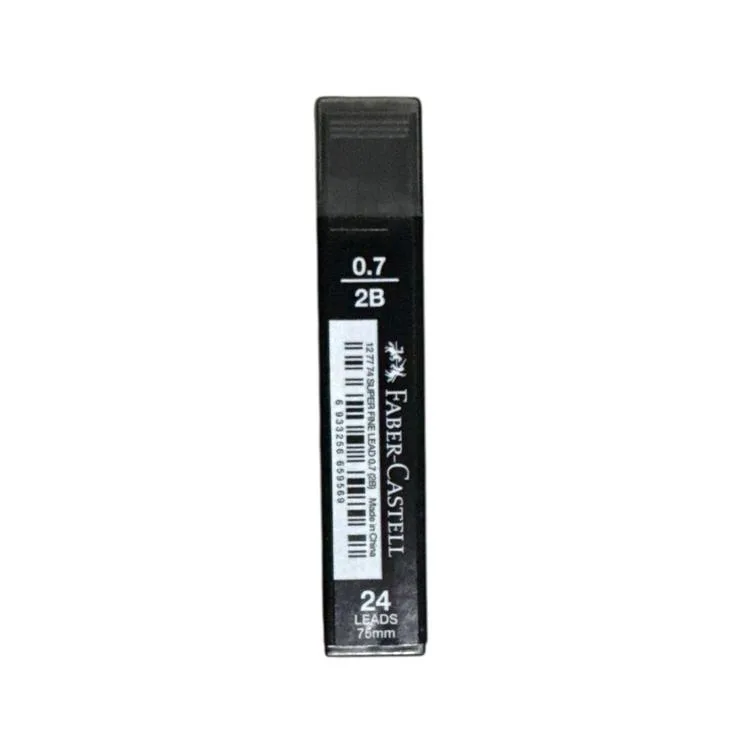 FABER CASTELL SUPER FINE T BLACK MİN 0.7 2B 75MM