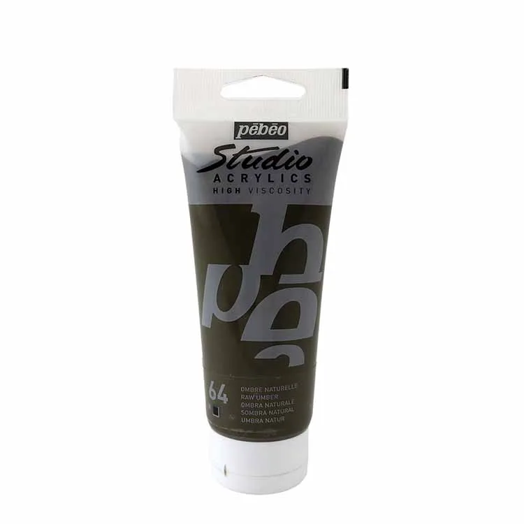 PEBEO STUDIO AKRİLİK BOYA 100 ML RAW UMBER