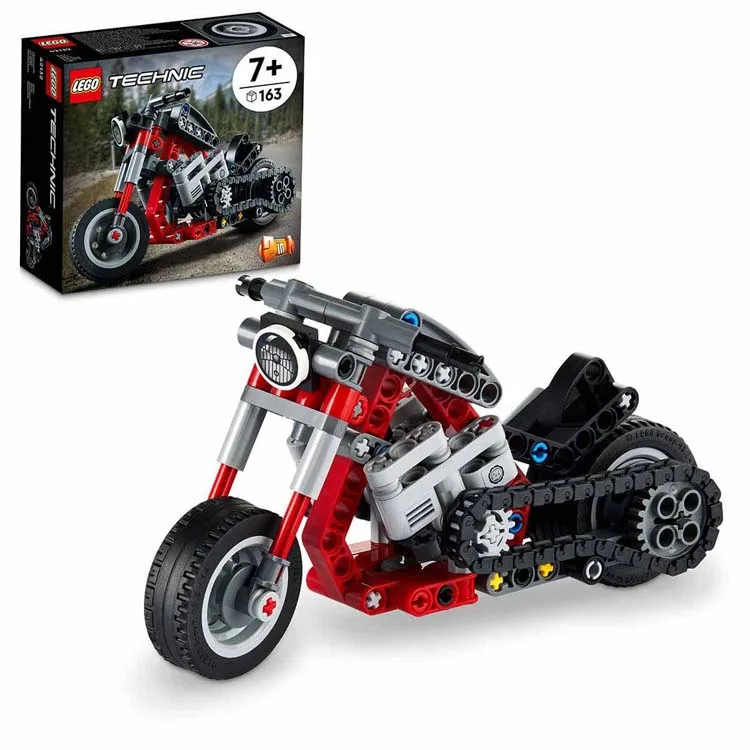 LEGO 42132 TECHNIC MOTORCYCLE 163 PARÇA 7+