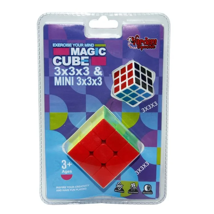 VARDEM FX734 MAGIC CUBE 3X3X3 MİNİ KÜP HEDİYELİ ZEKA KÜPÜ 3+