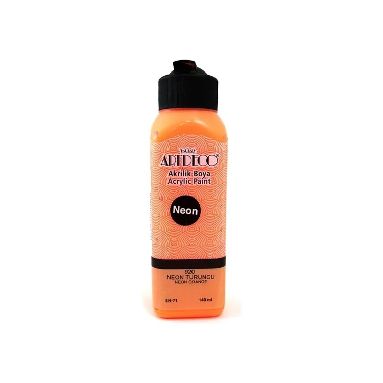 ARTDECO AKRİLİK BOYA 140 ML. NEON TURUNCU