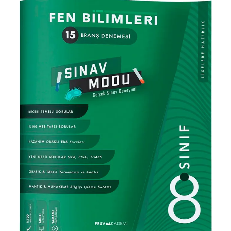 PRUVA AKADEMİ 8. SINIF FEN BİLİMLERİ SINAV MODU