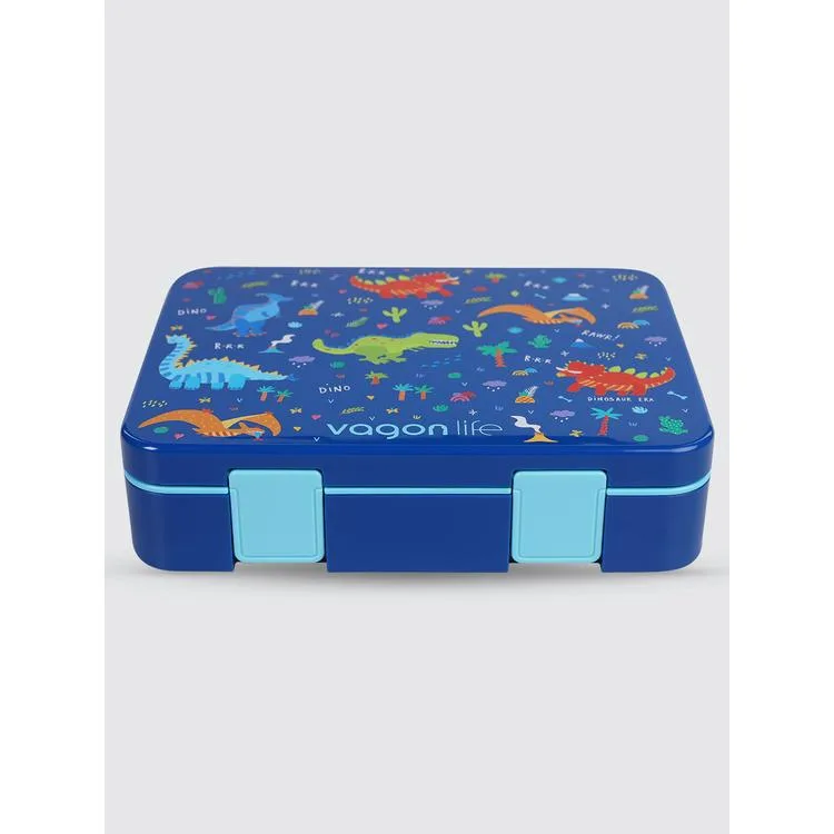 UZSPACE VGN-091 4 BÖLMELİ YEMEK KABI - LUNCH BOX 1300 ML MAVİ