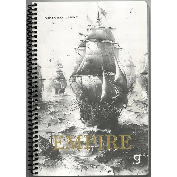 GIPTA EMPIRE SPİRALLİ LX KARTON KAPAK 17x24 80 YP. ÇİZGİLİ DEFTER 8445 - TEKLİ