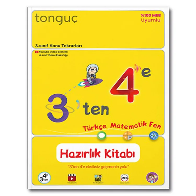 TONGUÇ 3' DEN 4'E HAZIRLIK KİTABI