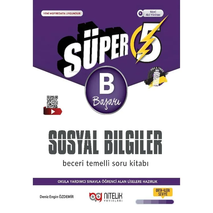 NİTELİK 5. SINIF SÜPER SOSYAL BİLGİLER B SORU BANKASI