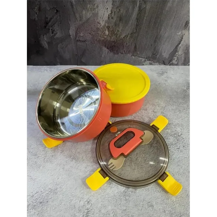 VAGONLİFE PASLANMAZ ÇELİK İKİ KATLI YEMEK KABI - LUNCH BOX XC-397 1600 ML