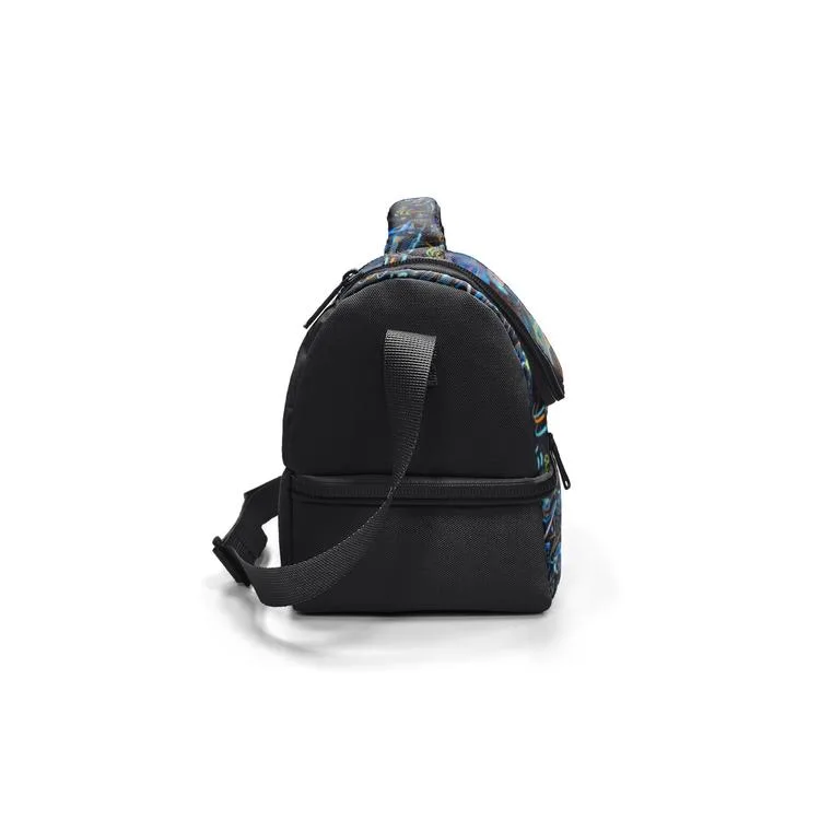CORAL HIGH 37210 KIDS SİYAH ÇOK RENKLİ YARIŞ ARABASI DESENLİ THERMO İKİ KATLI BESLENME ÇANTASI