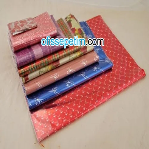 SAN METALİZE YAPIŞKANLI HEDİYE POŞETİ 40X60 (100 Adet)