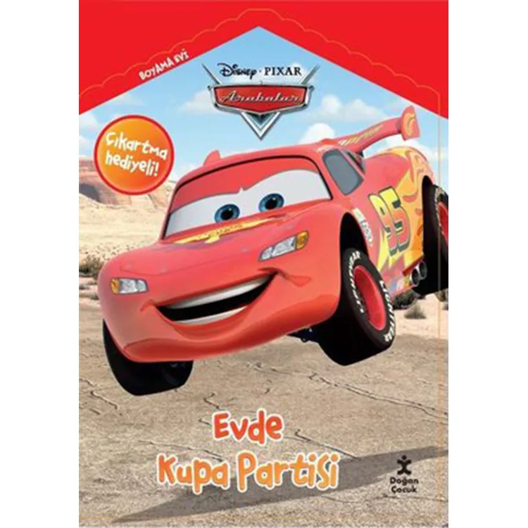 DİSNEY PİXAR ARABALAR BOYAMA EVİ - EVDE KUPA PARTİSİ