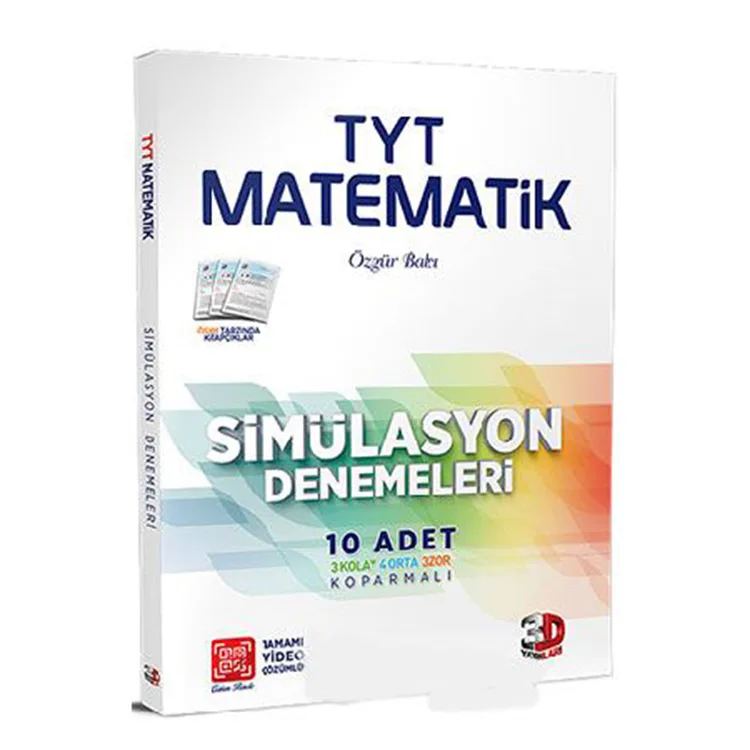 3D TYT MATEMATİK SİMÜLASYON 10'LU DENEMELERİ