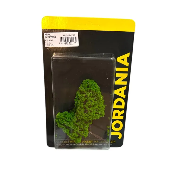 JORDANIA JE03P-121C095 AĞAÇ YEŞİL 1/50 9,5 CM 2'Lİ