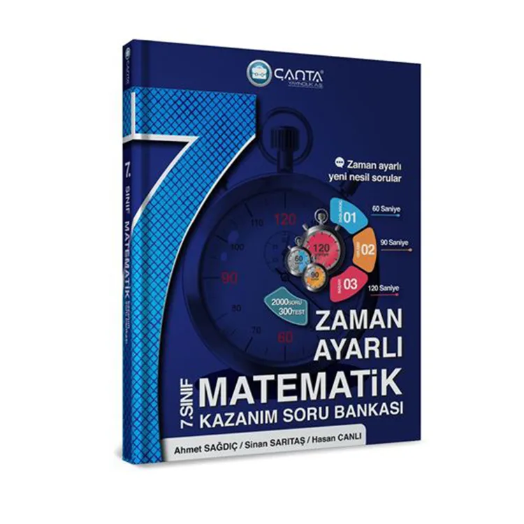 ÇANTA 7. SINIF MATEMATİK ZAMAN AYARLI KAZANIM SORU BANKASI