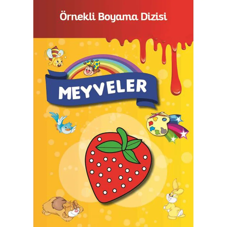 ÖRNEKLİ BOYAMA DİZİSİ - MEYVELER