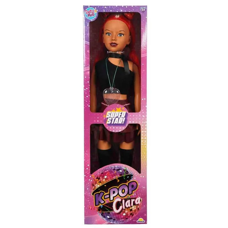 SUNMAN S01006657 CLARA K-POP SÜPER STAR 80 cm BEBEK 3+