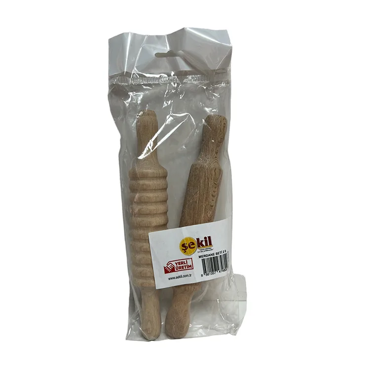 ŞEKİL MRDN2 AHŞAP MERDANE SETİ 2'Lİ