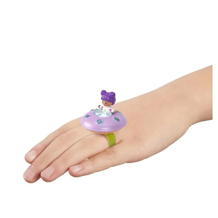 MATTEL JCB24/JCB25 POLLY POCKET YÜZÜK KUTUSU OYUN SETİ UZAY 3+