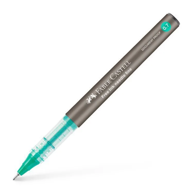 FABER CASTEL FREE NEEDLE ROLLER KALEM 0.7mm YEŞİL
