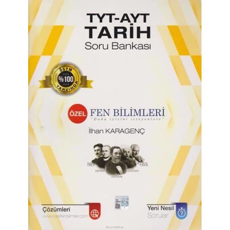 ÖZEL FEN BİLİMLERİ- TYT-AYT TARİH SORU BANKASI
