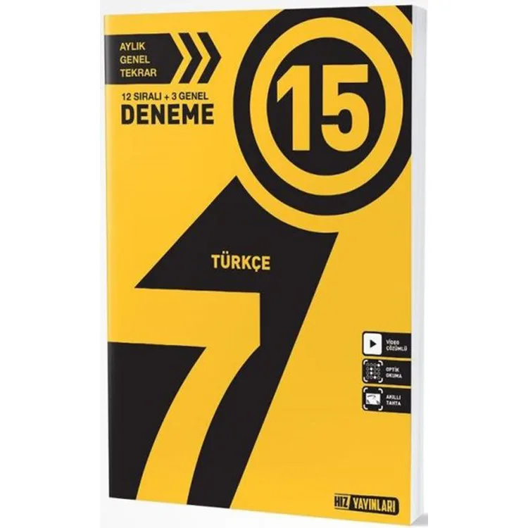 HIZ 7. SINIF TÜRKÇE 15'li DENEME