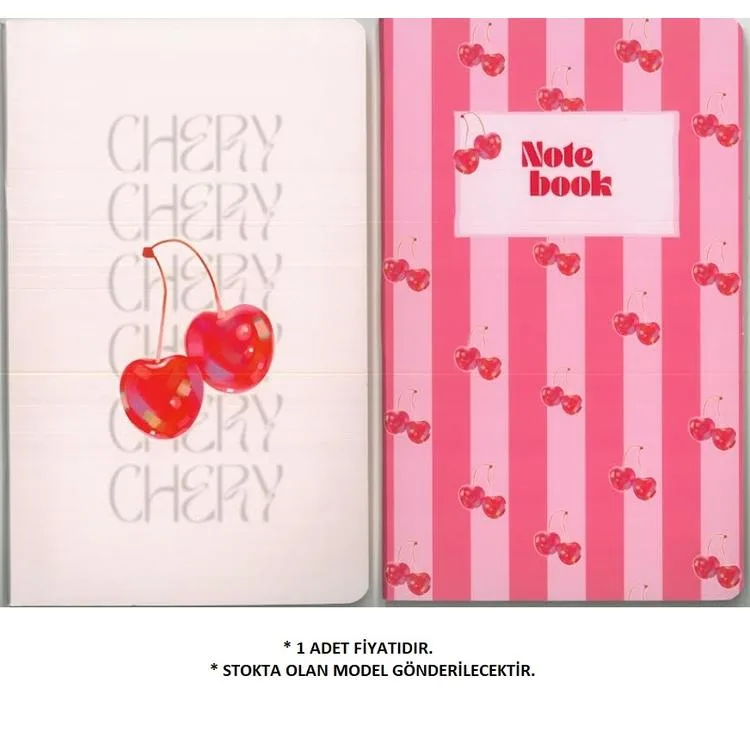 DRN GIFT ST-0204N 13x21 CHERRY SERİSİ KARTON KAPAK 48 YP. NOKTALI DEFTER - TEKLİ