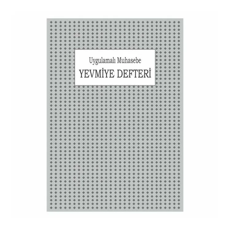 DİLMAN UYGULAMALI MUHASEBE YEVMİYE DEFTERİ KARTON KAPAK