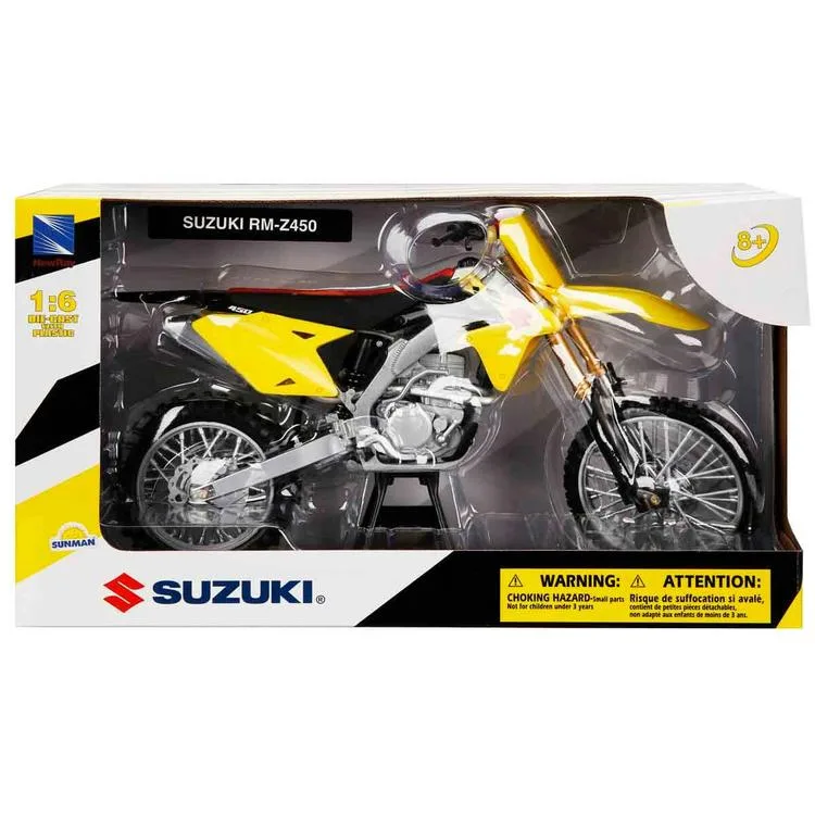 SUNMAN 49473 SUZUKİ RM-Z450 DIE CAST MODEL MOTORSİKLET 1:6