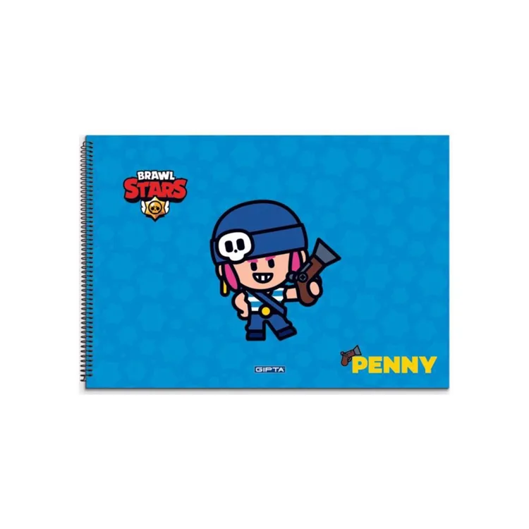 GIPTA BRAWL STARS 17X24 SPİRALLİ RESİM DEFTERİ 15 YP.