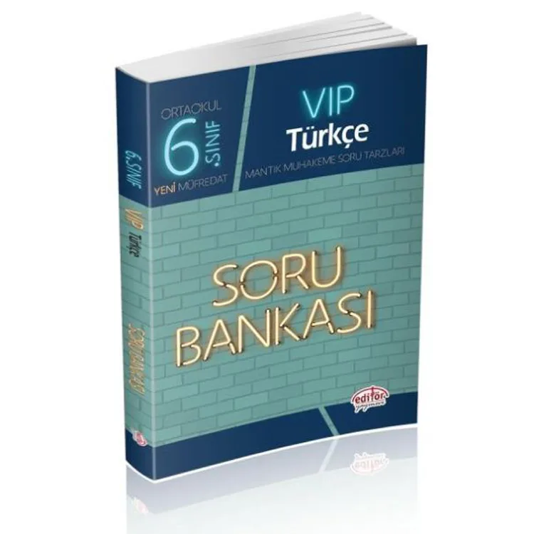 EDİTÖR 6. SINIF VİP TÜRKÇE SORU BANKASI - 2023