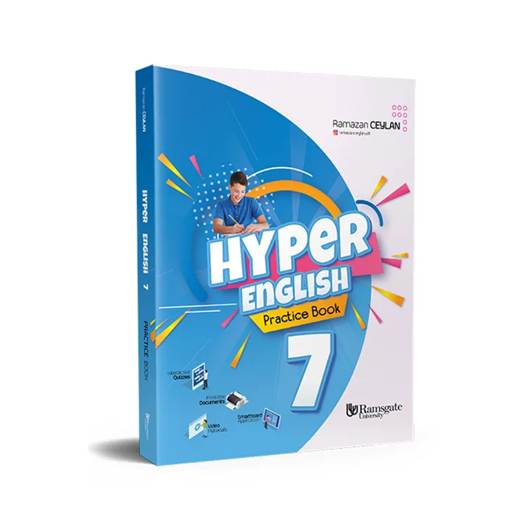 RAMSGATE HYPER ENGLISH 7. SINIF PRACTICE BOOK (QUIZZES & DICTIONARY)