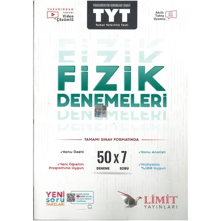 LİMİT TYT 50'Lİ FİZİK DENELEMERİ