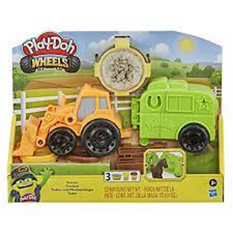 HASBRO F1012 PLAYDOH ÇALIŞKAN TRAKTÖR VE RÖMORK