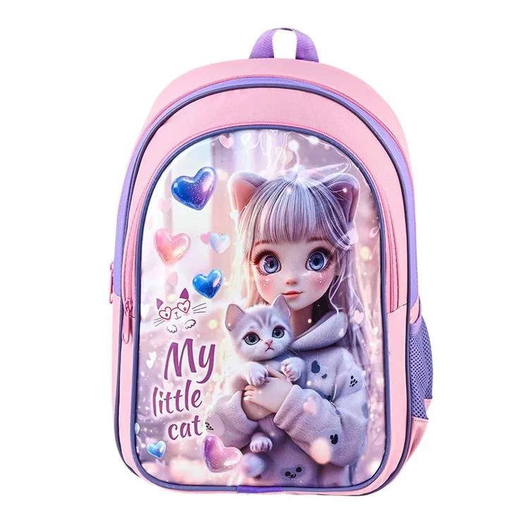 MİKRO MB-714 BESLENMELİ KIZ ÇOCUK OKUL ÇANTASI ( 1 SET)