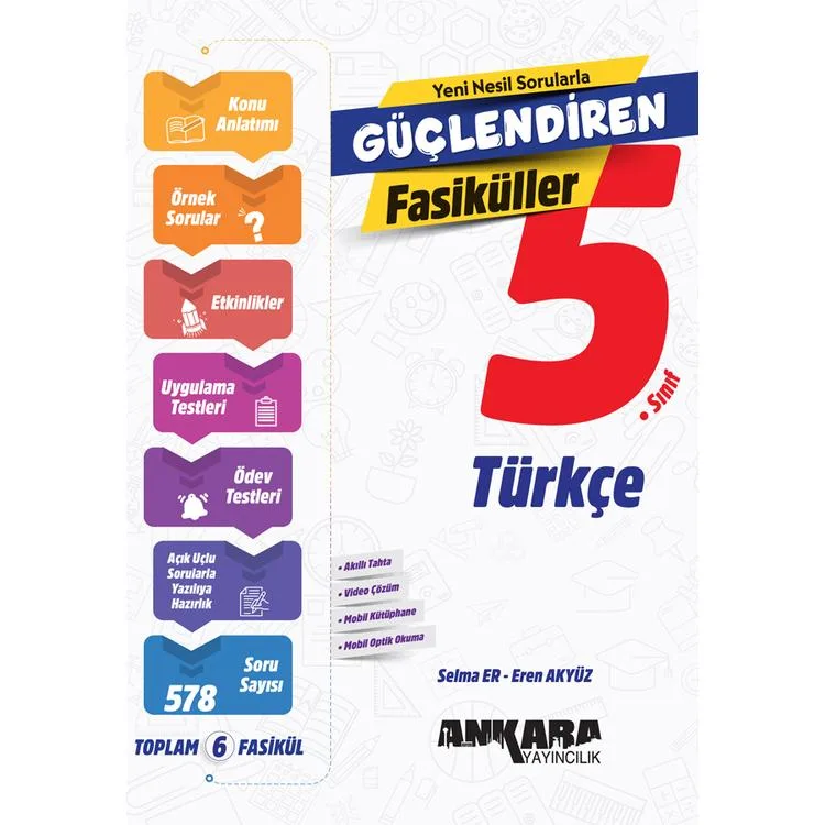 ANKARA 5. SINIF GÜÇLENDİREN TÜRKÇE FASİKÜLLER