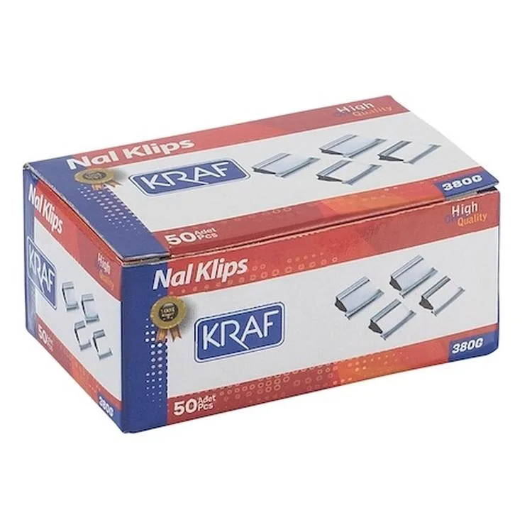 KRAF 380G NAL KLİPS YEDEĞİ 50'Lİ TEK KUTU