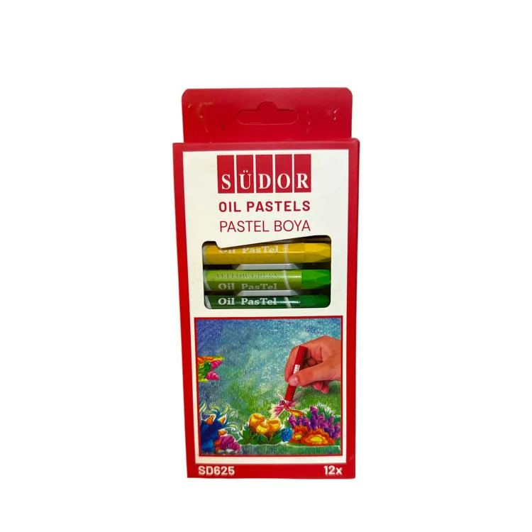 SÜDOR SD625 OIL PASTELS PASTEL BOYA 12 RENK