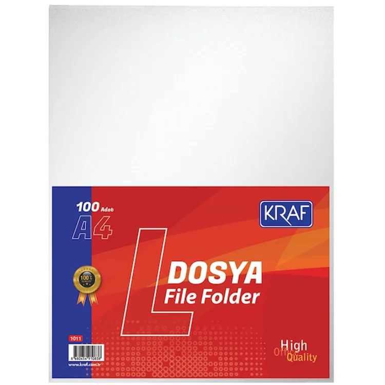 KRAF A4 L POŞET DOSYA 100'LÜ 1011