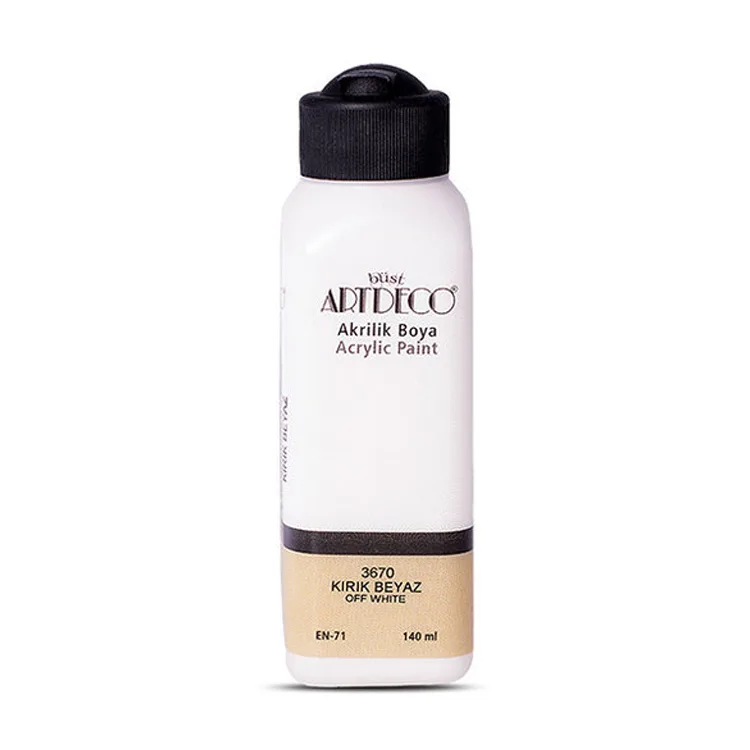 ARTDECO AKRİLİK BOYA 140 ML. KIRIK BEYAZ LV-Y-070R-3670