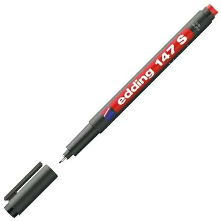 EDDING SİLGİLİ ASETAT KALEMİ ED14702 KIRMIZI (S)