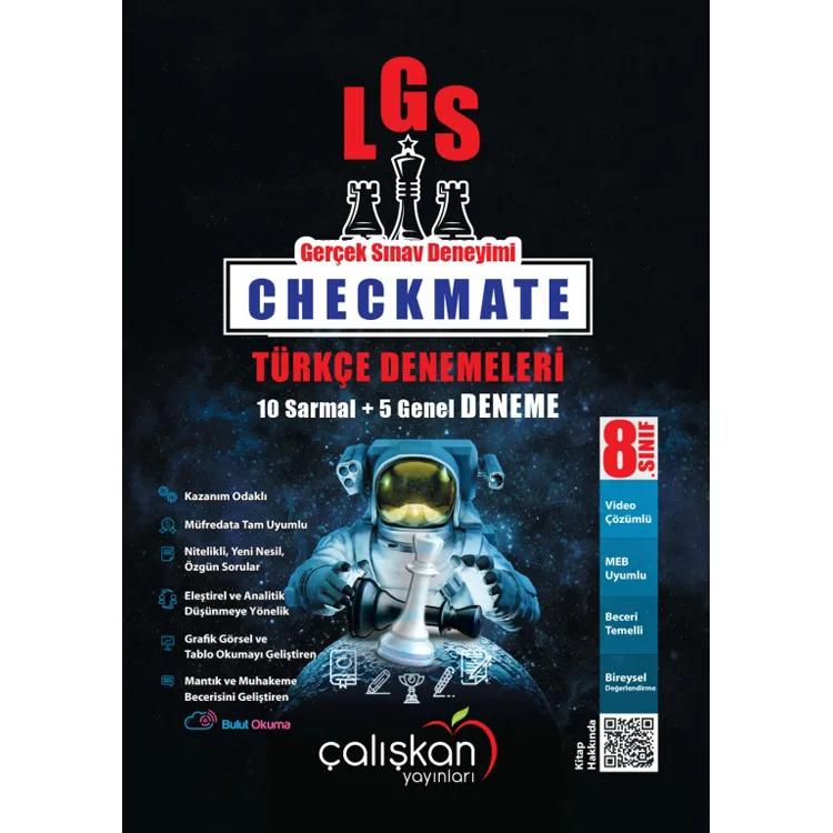 ÇALIŞKAN 8. SINIF CHECKMATE TÜRKÇE BRANŞ DENEMELERİ (10 SARMAL+5 GENEL)