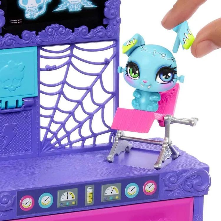 MATTEL JBF18 MONSTER HIGH FRANKE STEIN 'İN EVCİL HAYVAN LABORATUVARI OYUN SETİ 4+