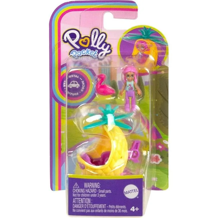 MATTEL HKV55/HKV61 POLLY POCKET MUHTEŞEM ARAÇLAR OYUN SETİ 4+