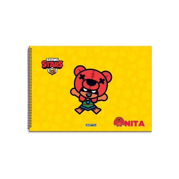 GIPTA BRAWL STARS 17X24 SPİRALLİ RESİM DEFTERİ 15 YP.