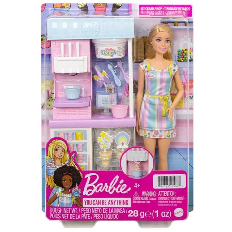 MATTEL HCN46 BARBIE DONDURMA DÜKKANI OYUN SETİ
